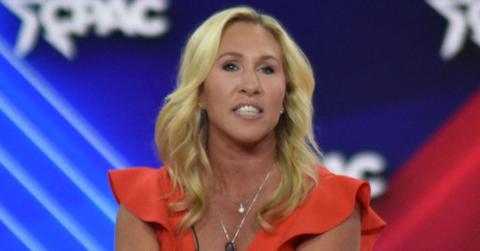 Marjorie Taylor Greene Spotted 'Schmoozing' With Right Wing Reporter