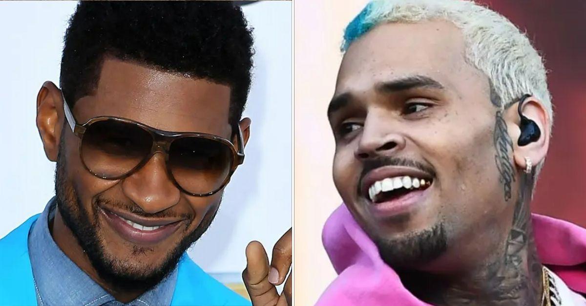 Usher Leaves Chris Brown's Birthday Party With Bloody Nose