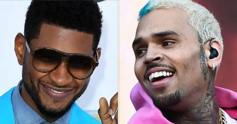 usher chris brown