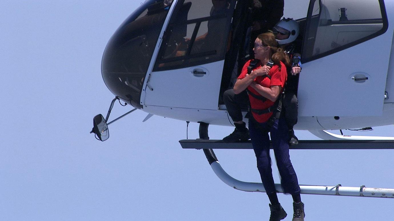 Caitlyn Jenner Goes Skydiving on UK Reality Show