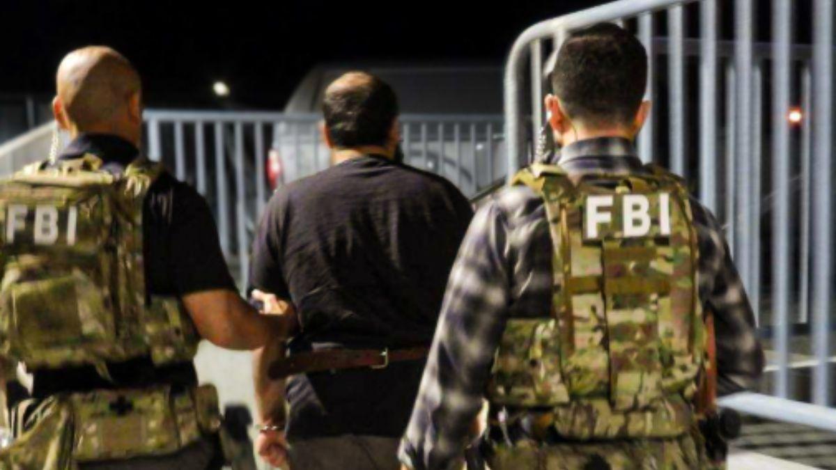 A photo of Mohammad Baqer Saad Dawood Al-Saadi's arrest