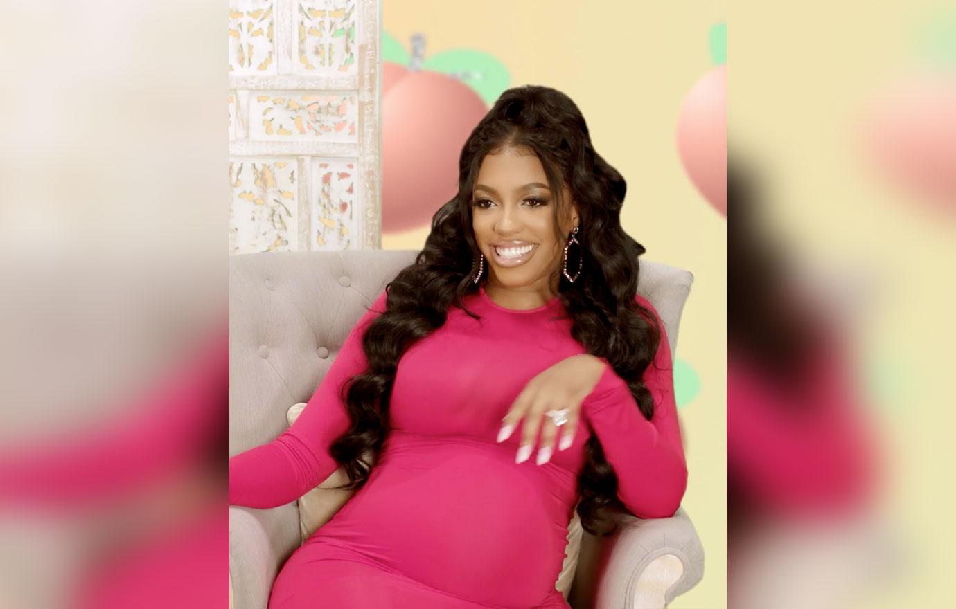 Pregnant Porsha Williams Filming ‘RHOA’ Baby SpinOff Delivery Show(01)