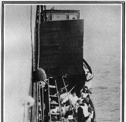 Black And White Photographs Of The Titanic And Passengers