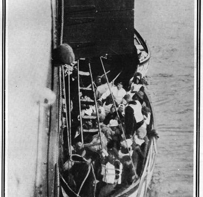 Black And White Photographs Of The Titanic And Passengers