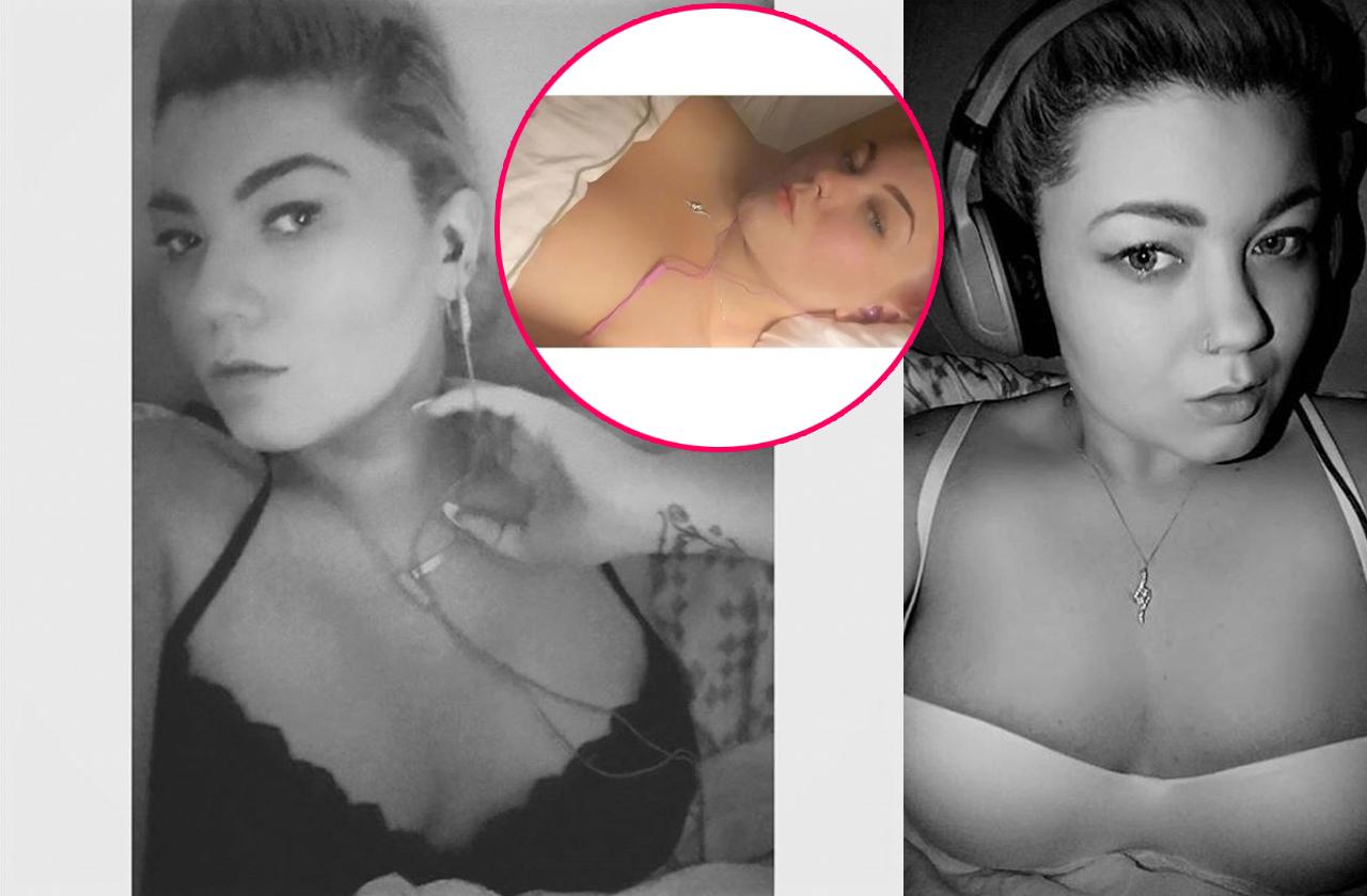 Amber Portwood naked pics in nothing but bra on Instagram