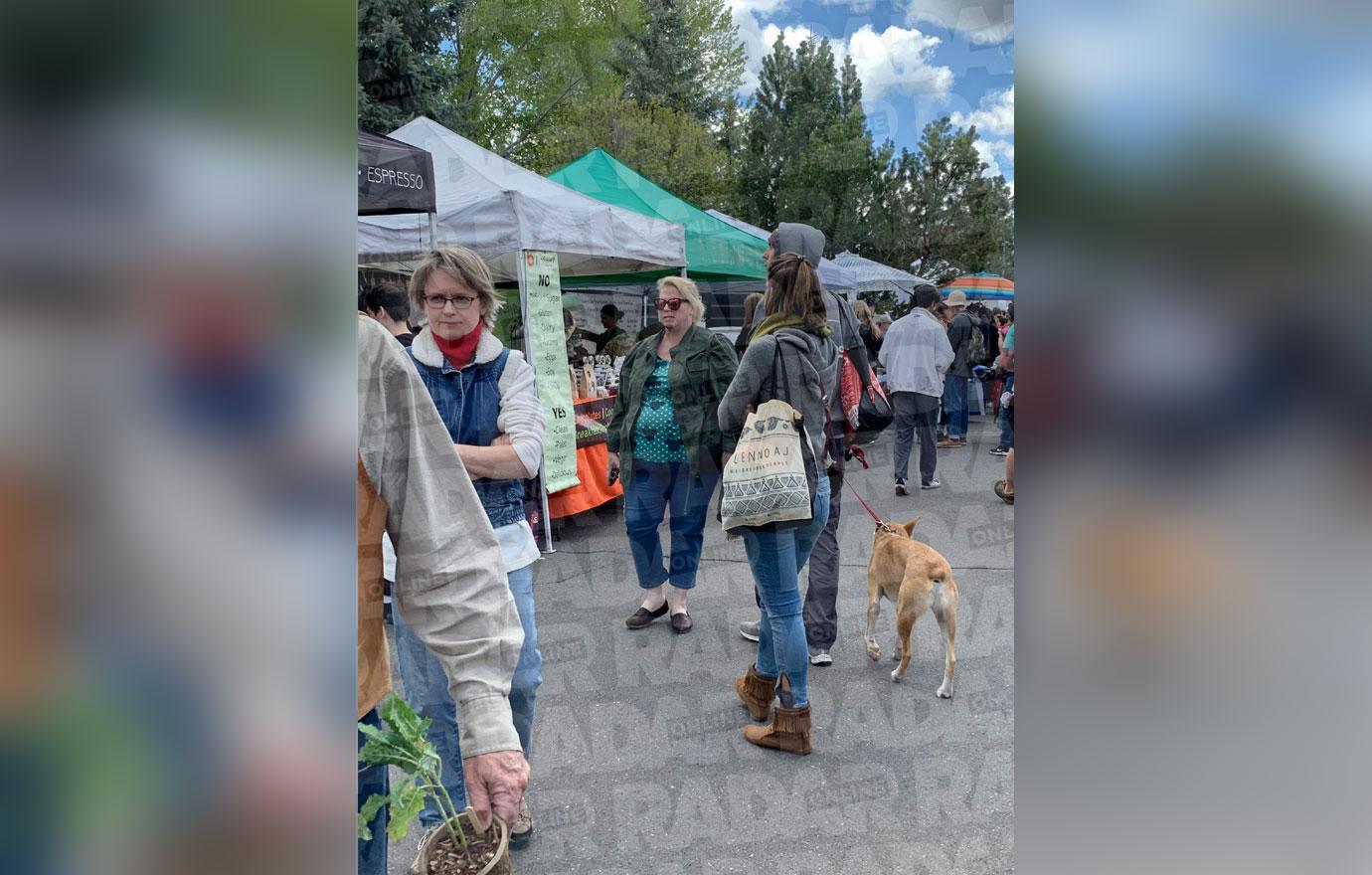 Janelle Brown Strolls Through A Flagstaff Farmer’s Market By Herself On Mother’s Day