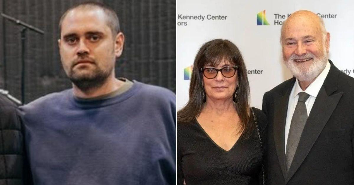 Composite photo of Nick, Michele and Rob Reiner