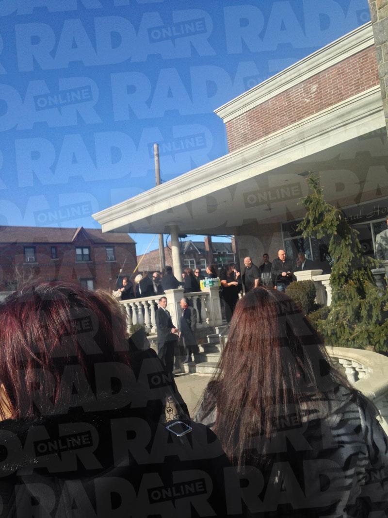 Big Ang Funeral Pic