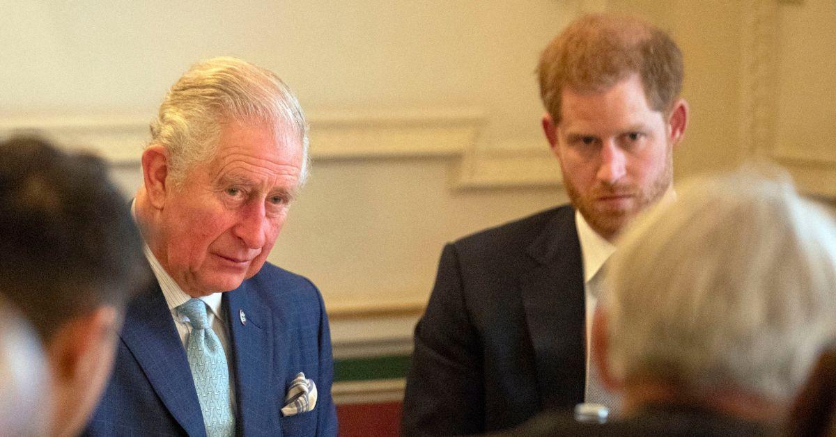 Photo of King Charles and Prince Harry