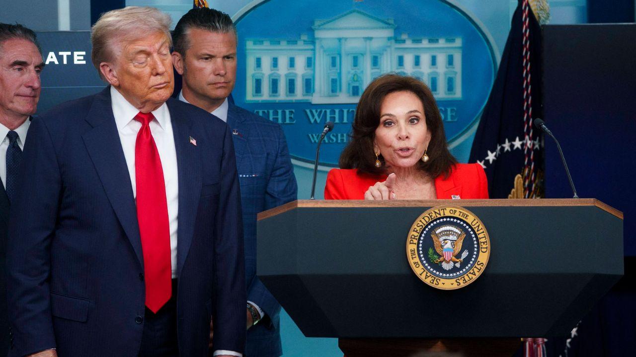 Photo of Donald Trump, Jeanine Pirro