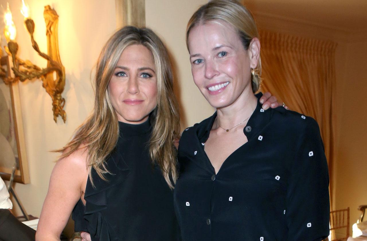 jennifer aniston feud chealsea handler end fight friends again