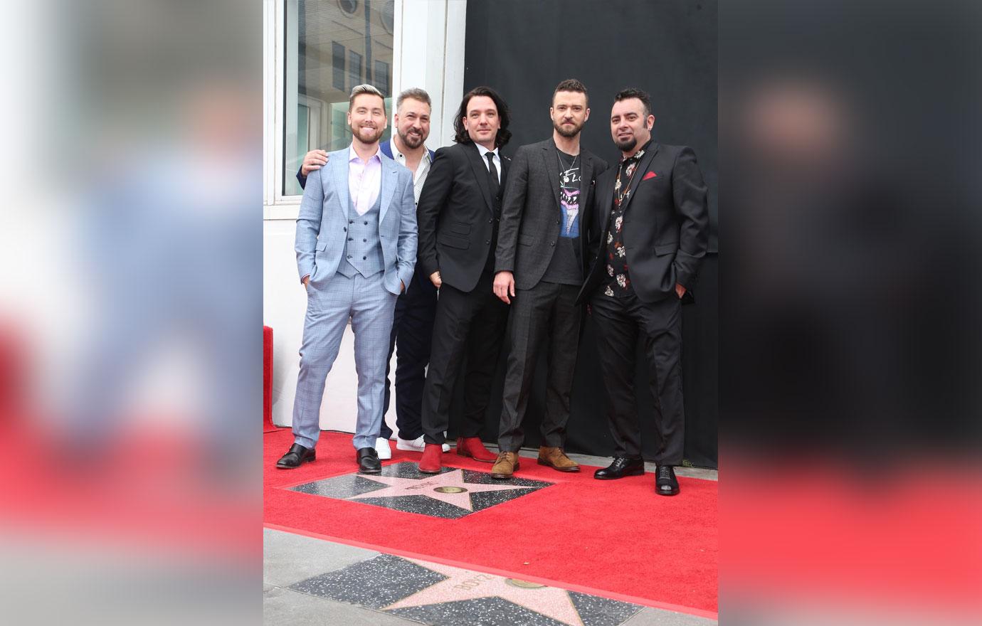 NSYNC Star Hollywood Walk Of Fame