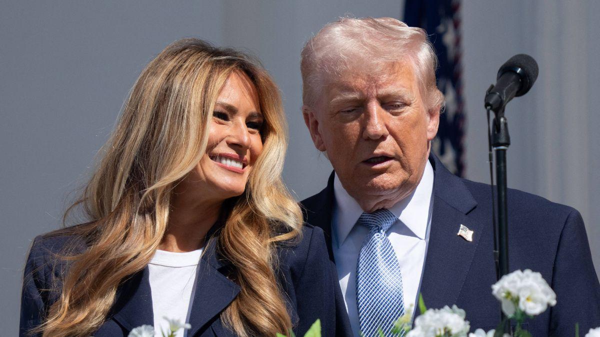 Photo of Donald and Melania Trump