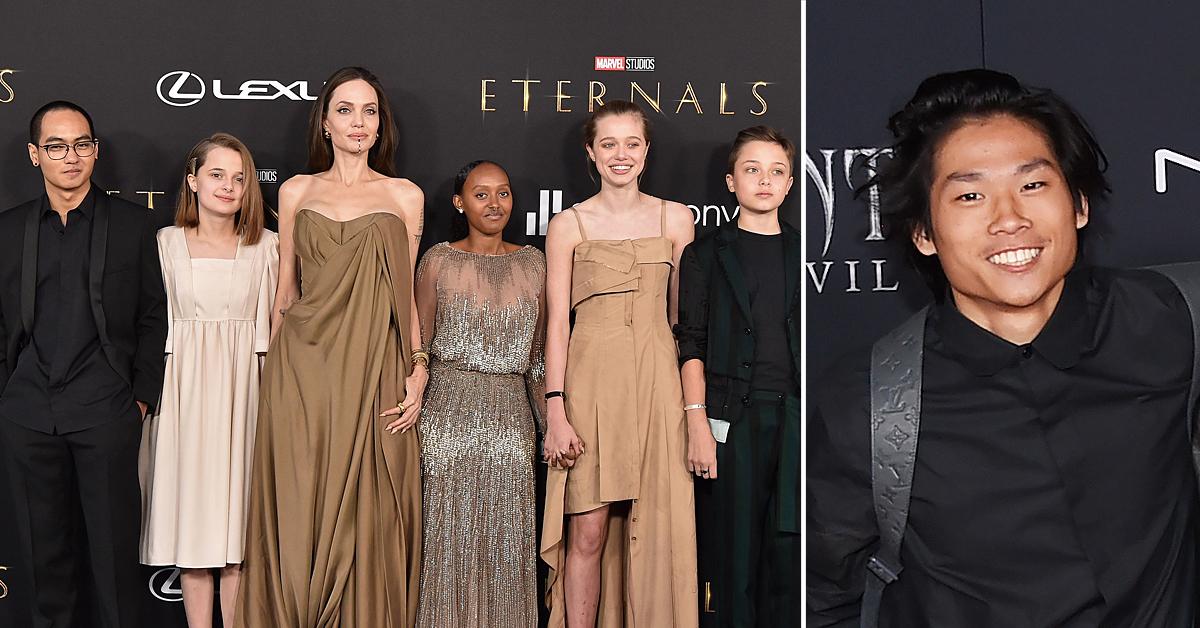 Angelina Jolie's Kids - Angelina Jolie And Brad Pitt's Kids On Red Carpet