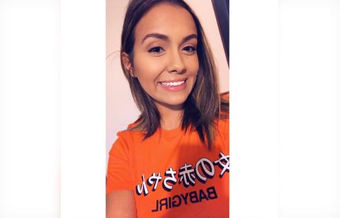 Briana Dejesus takes a selfie.