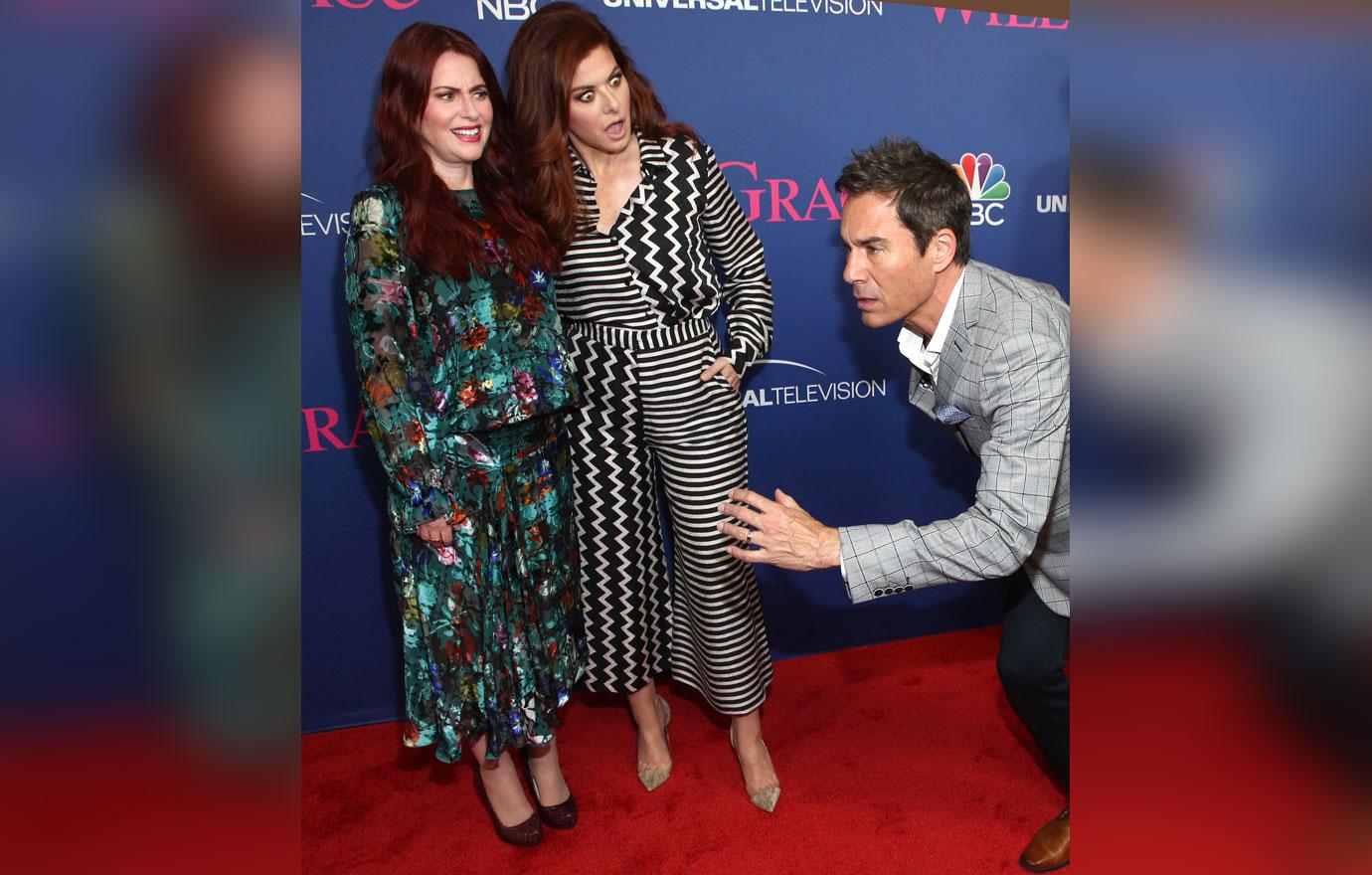 Megan Mullally, Debra Messing and Eric McCormack