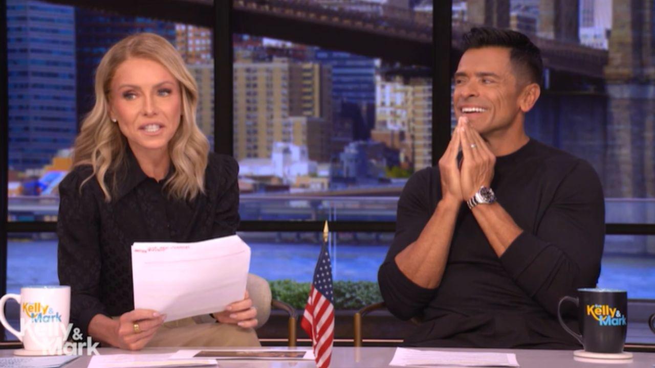 Kelly Ripa told a story about her son eating a used piece of gum.