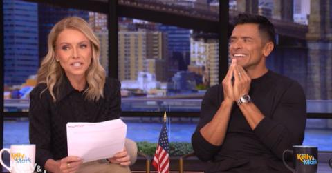 Kelly Ripa told a story about her son eating a used piece of gum.