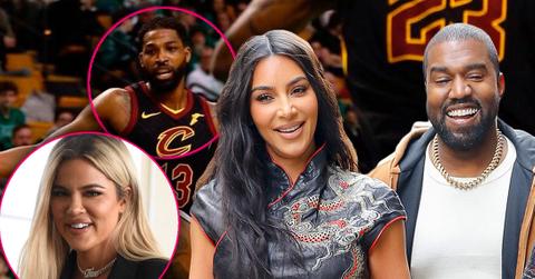 Kim & Kanye Sit Courtside At Tristan’s NBA Game Amid Khloe Reconciliation Rumors