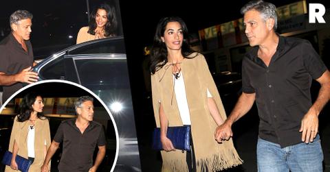 George Clooney Amal Alamuddin Valentines Date