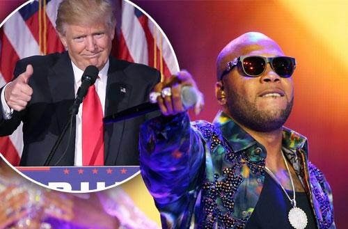 //donald trump inauguration flo rida performing pp