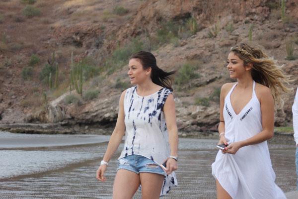 //Alexandra H and Sarah Hyland at Villa del Palmar at the Islands of Loreto