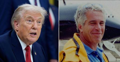 Photo of Donald Trump and Jeffrey Epstein