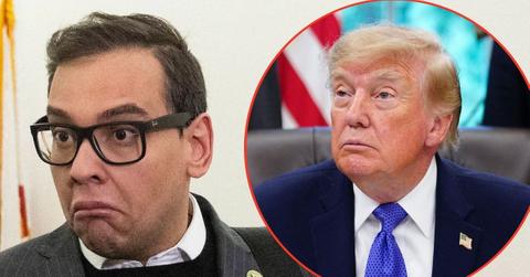 Photo of George Santos and Donald Trump
