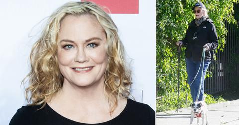 cybill shepherd walks with cane in rare outing after pals pp