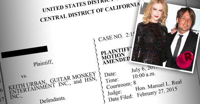 Keith Urban Sued Nicole Kidman