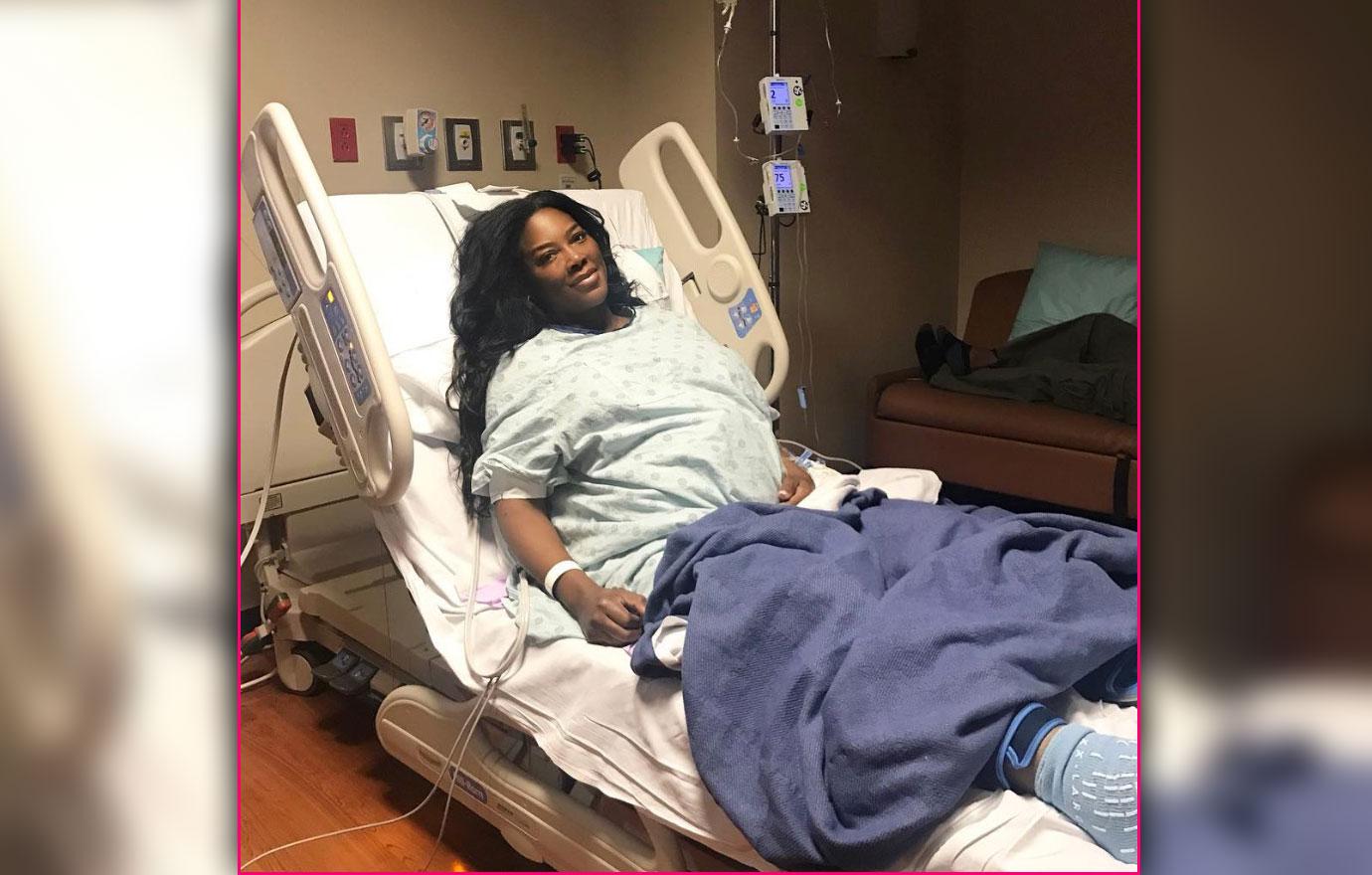 Kenya Moore Goes Into Labor