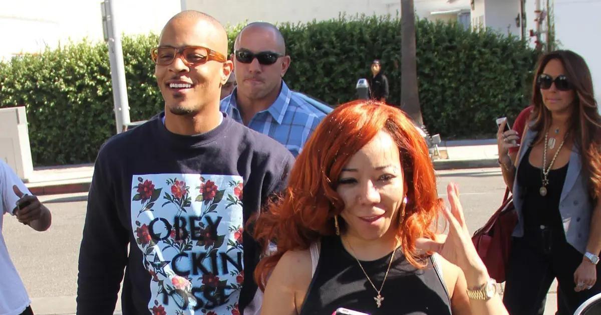 rapper ti and tiny greeting fans