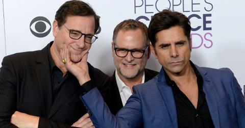 full house legend john stamos supports cancer stricken dave coulier