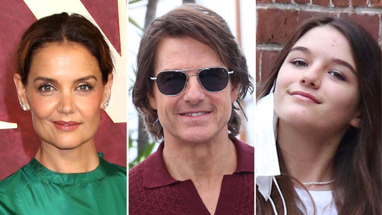 picture of Katie Holmes,Tom Cruise and Suri Cruise