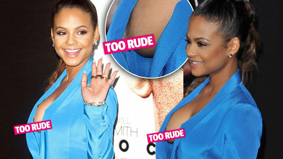 Christina Milian Wardrobe Malfunction