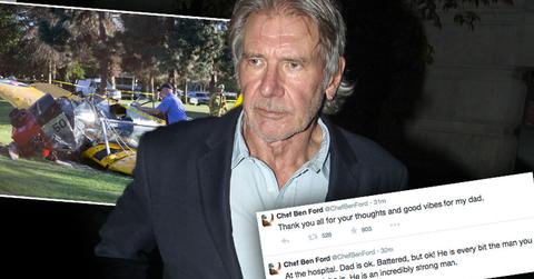 Harrison Ford Plane Crash Son Ben Hospital