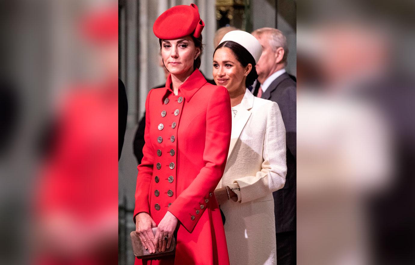 Meghan Markle Kate Middleton Kiss Hug Feud