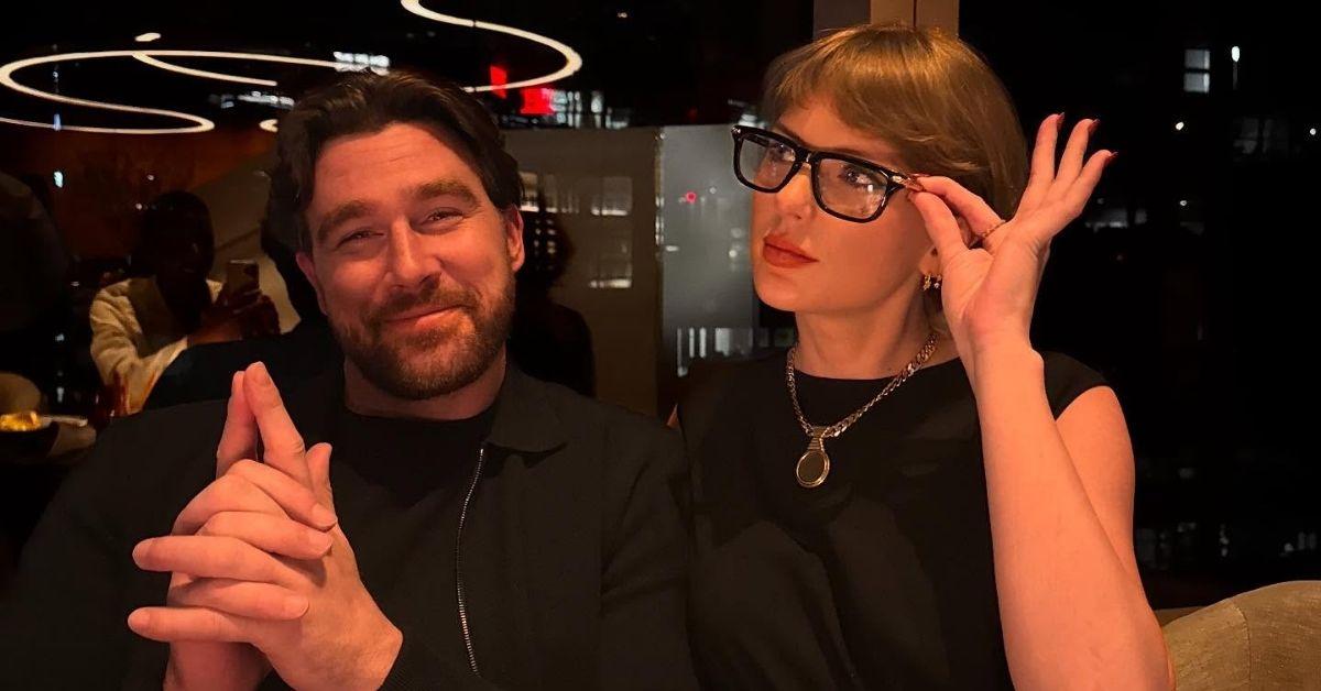 picture of Travis Kelce and Taylor Swift