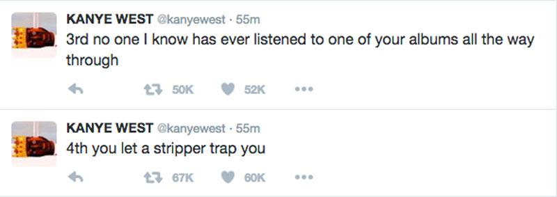 Kanye West Twitter Rant Wiz Khalifa