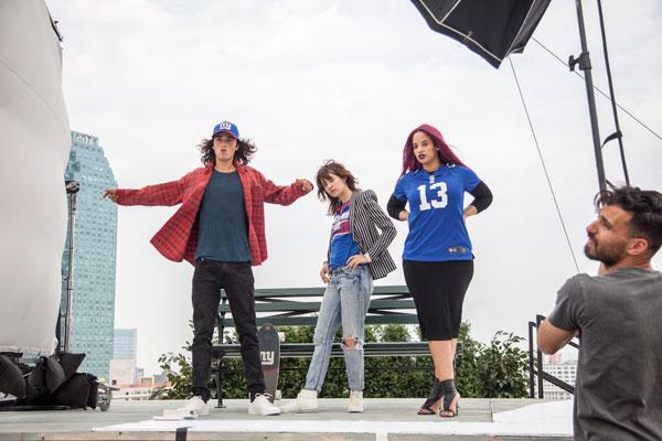 celebrities nfl apparel launches campaing