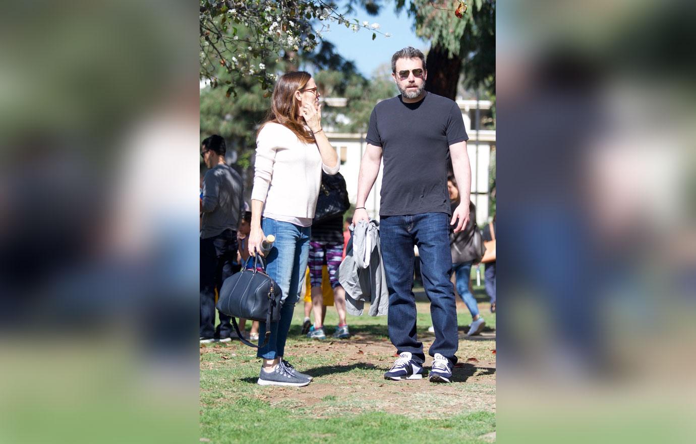 //ben affleck feud jennifer garner son basketball game blowout