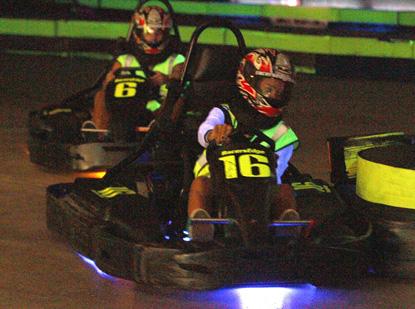 //rihanna rob kardashian go kart racing