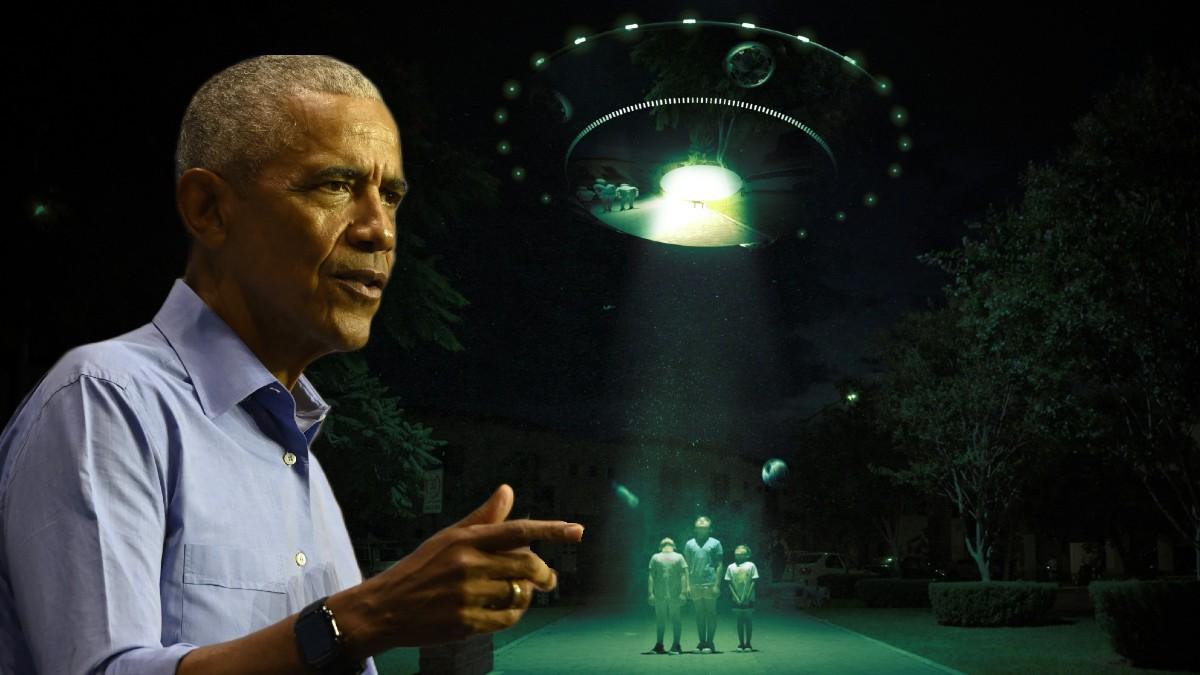 Photo of Barack Obama, Aliens