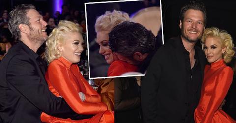 //gwen stefani blake shelton dating pda pre grammy dinner pp