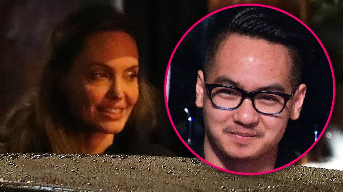 Angelina Jolie Sees Jackie Bisset While Maddox In College