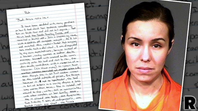 Jodi Arias Prison Letter Shawna Forde