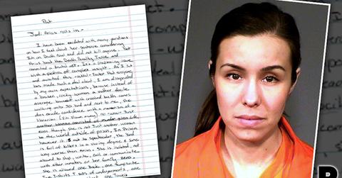 Jodi Arias Prison Letter Shawna Forde