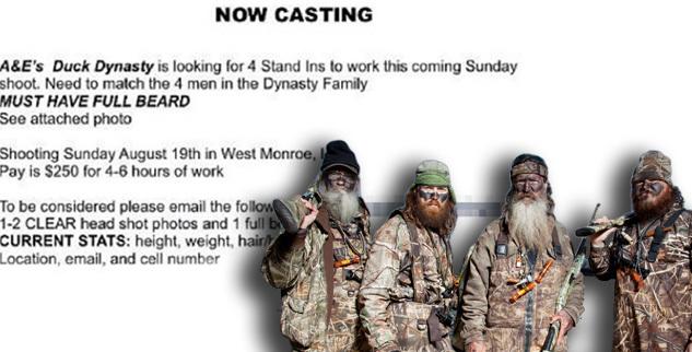 Casting Email More Duck Dynasty Secrets Scandals Revealed