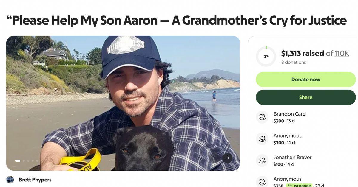 Photo of Aaron Phypers GoFund Me page