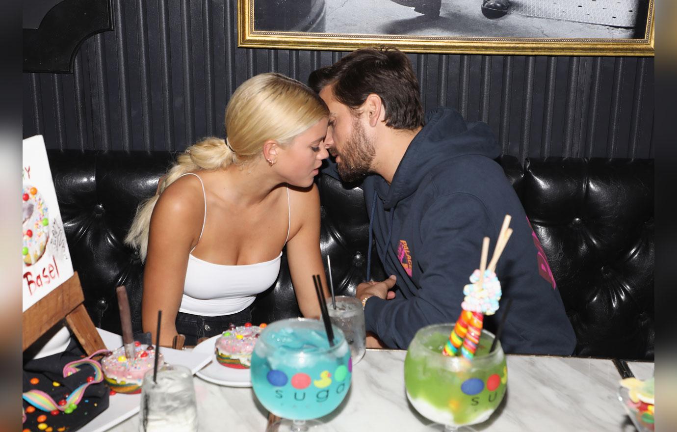 Scott Disick Sofia Richie Kiss Art Week Party Miami